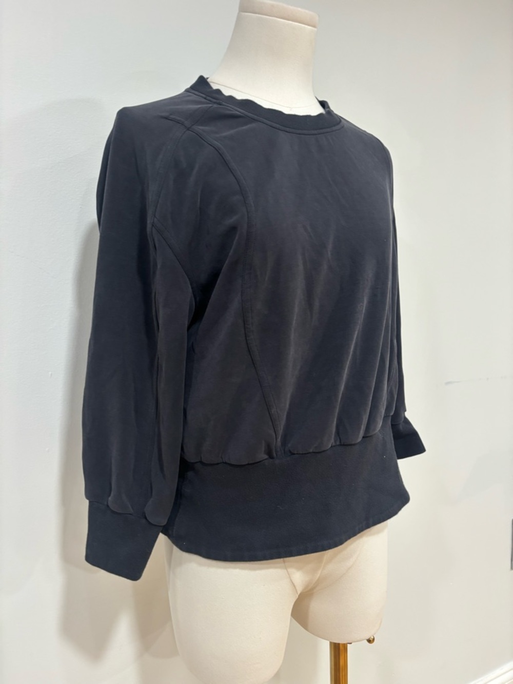 lululemon athletica Black Relaxed Crew Sweatshirt